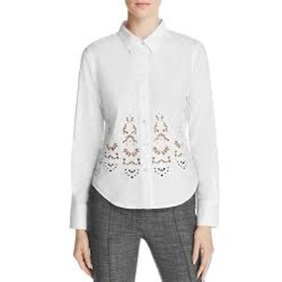 Theory  Embroidered Shirt - Picture 1 of 10